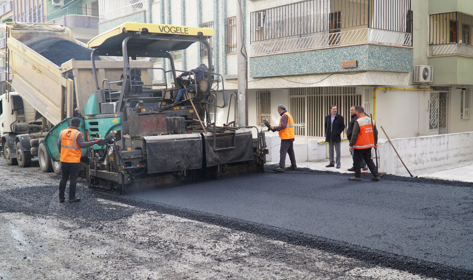 Haliliye’de Ertuğrul Gazi Mahallesinde asfalt çalışması sona erdi;