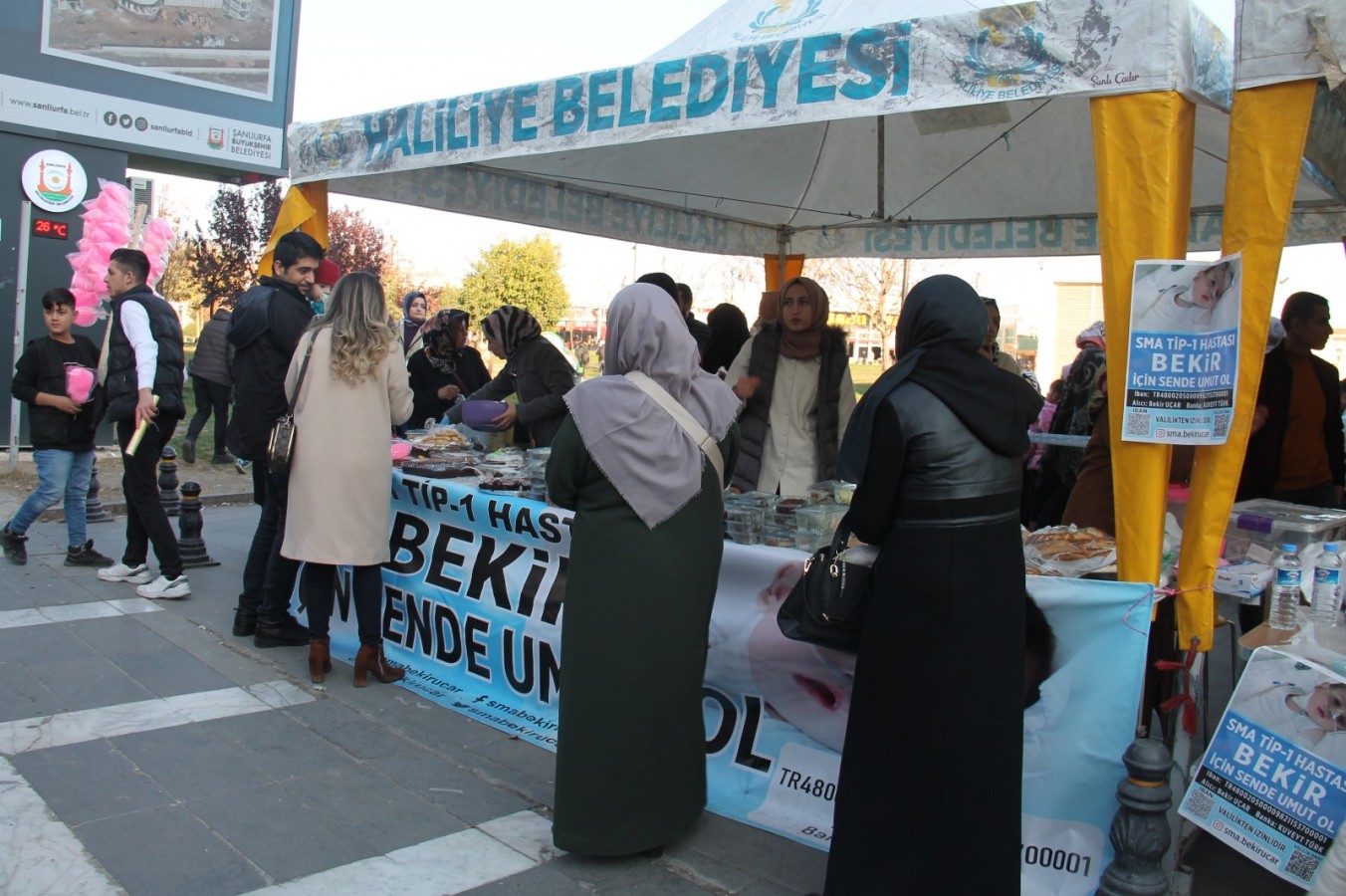 Urfa'da Bekir bebek için kermes düzenleniyor;