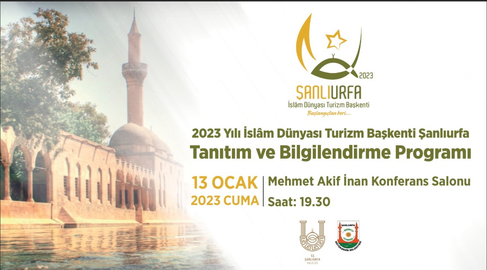 ‘2023 İslam Dünyası Turizm Başkenti’ tanıtım toplantısı yapılacak;