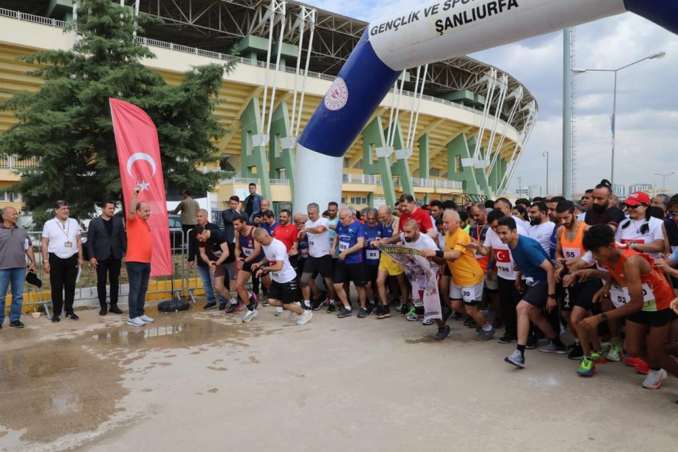 Urfa’da halk koşusu yapıldı;