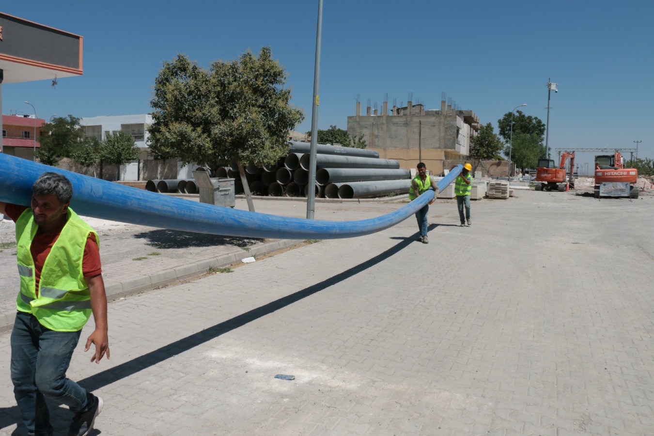 Viranşehir’e 330 kilometrelik içme suyu hattı döşeniyor;