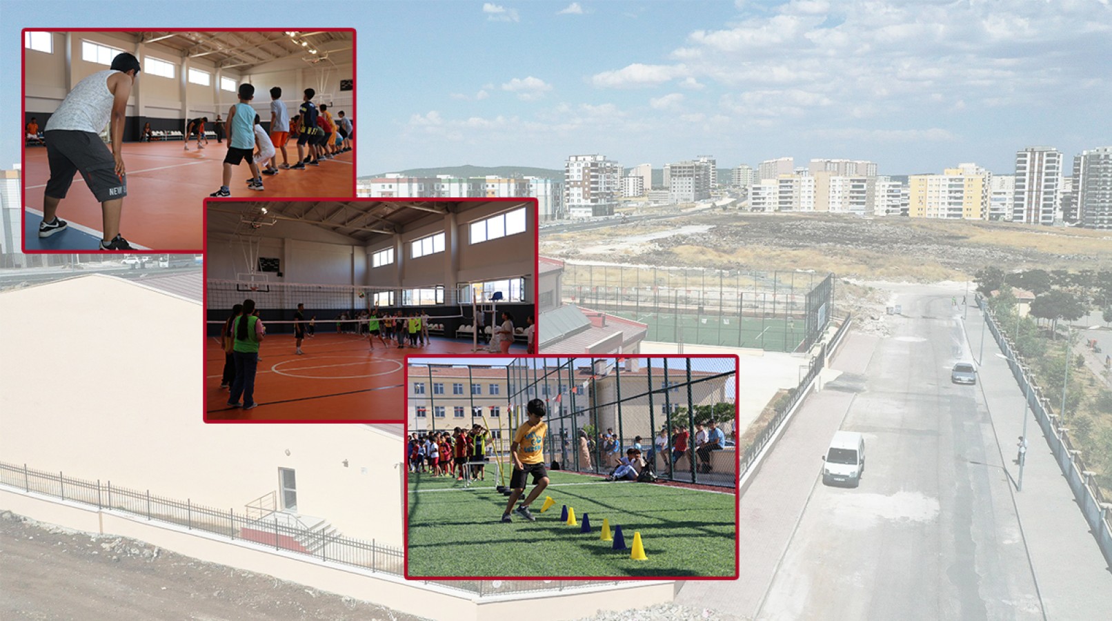 Seyrantepe’de yeni hizmete sunulan spor salonuna yoğun ilgi;