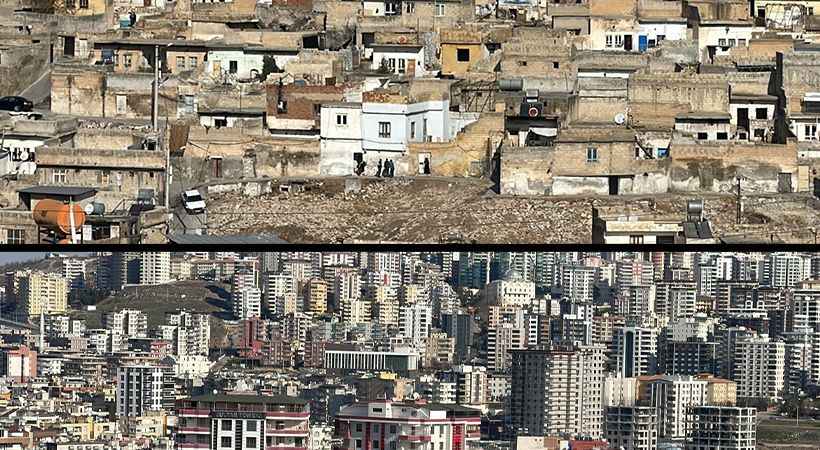 Urfa’da tek katlı binalarda ikamet eden hanehalkı oranı belli oldu;