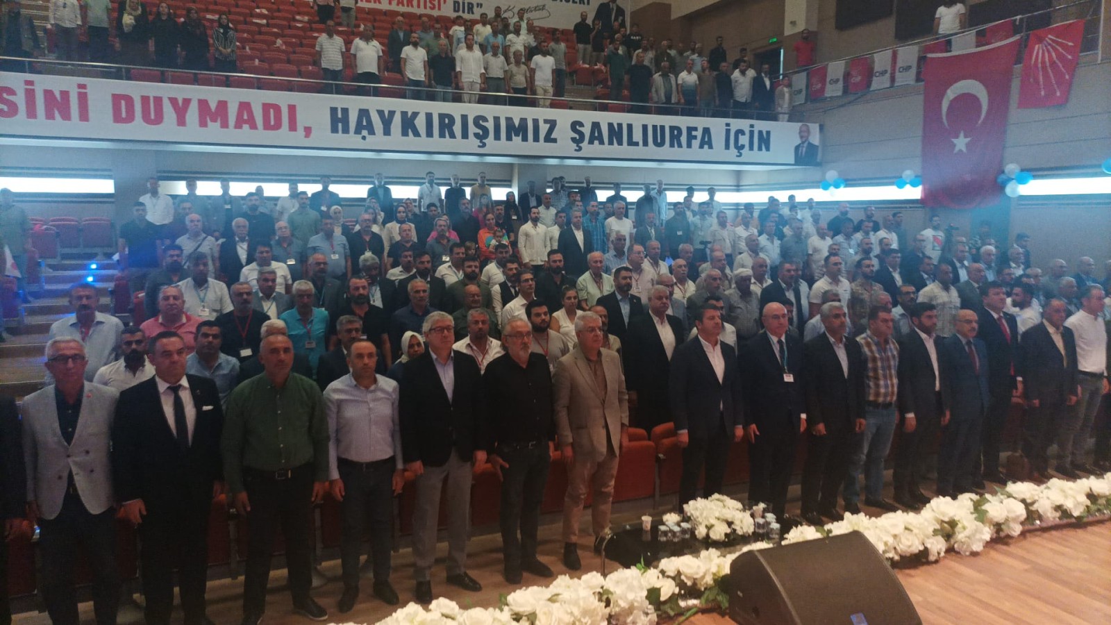 CHP Şanlıurfa İl Kongresi başladı;