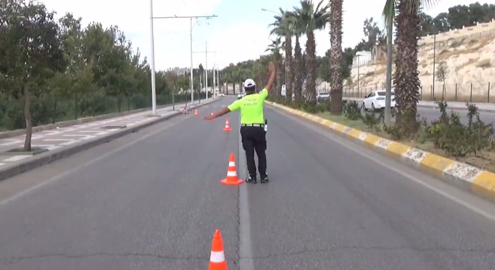 Şanlıurfa'da trafik denetimi;