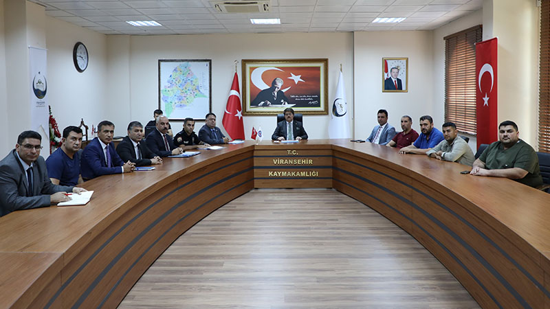 Viranşehir’de ‘ilçe spor güvenlik kurulu’ toplantısı yapıldı;