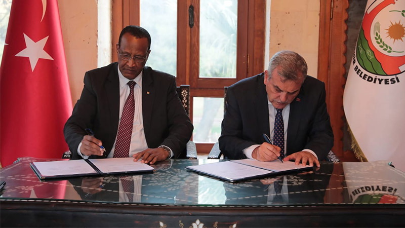 Büyükşehir ile Garissa Eyaleti arasında işbirliği protokolü;