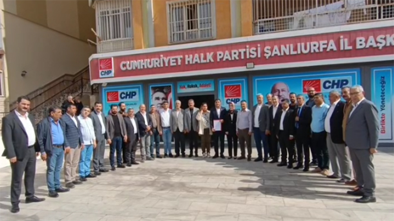 CHP Urfa teşkilatı Kılıçdaroğlu’nu destekleyecek;