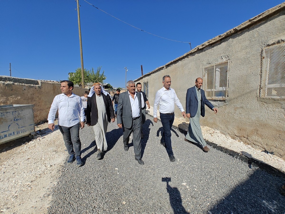 Eyyübiye'de Kırsal mahallelerde yeni yollar;