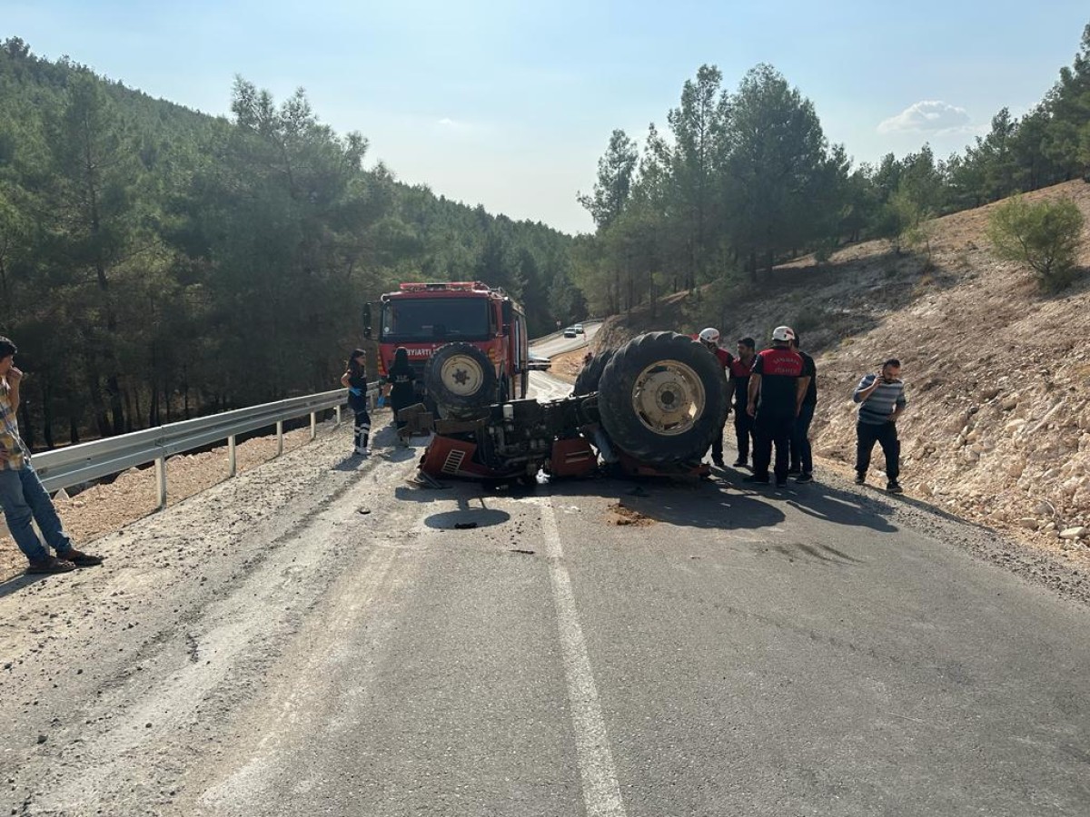 Karaköprü'de traktör kazası! 1 ölü;