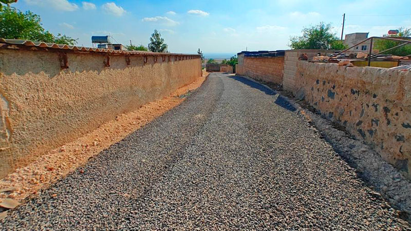 Eyyübiye'de bir mahalle daha asfalt yola kavuştu;