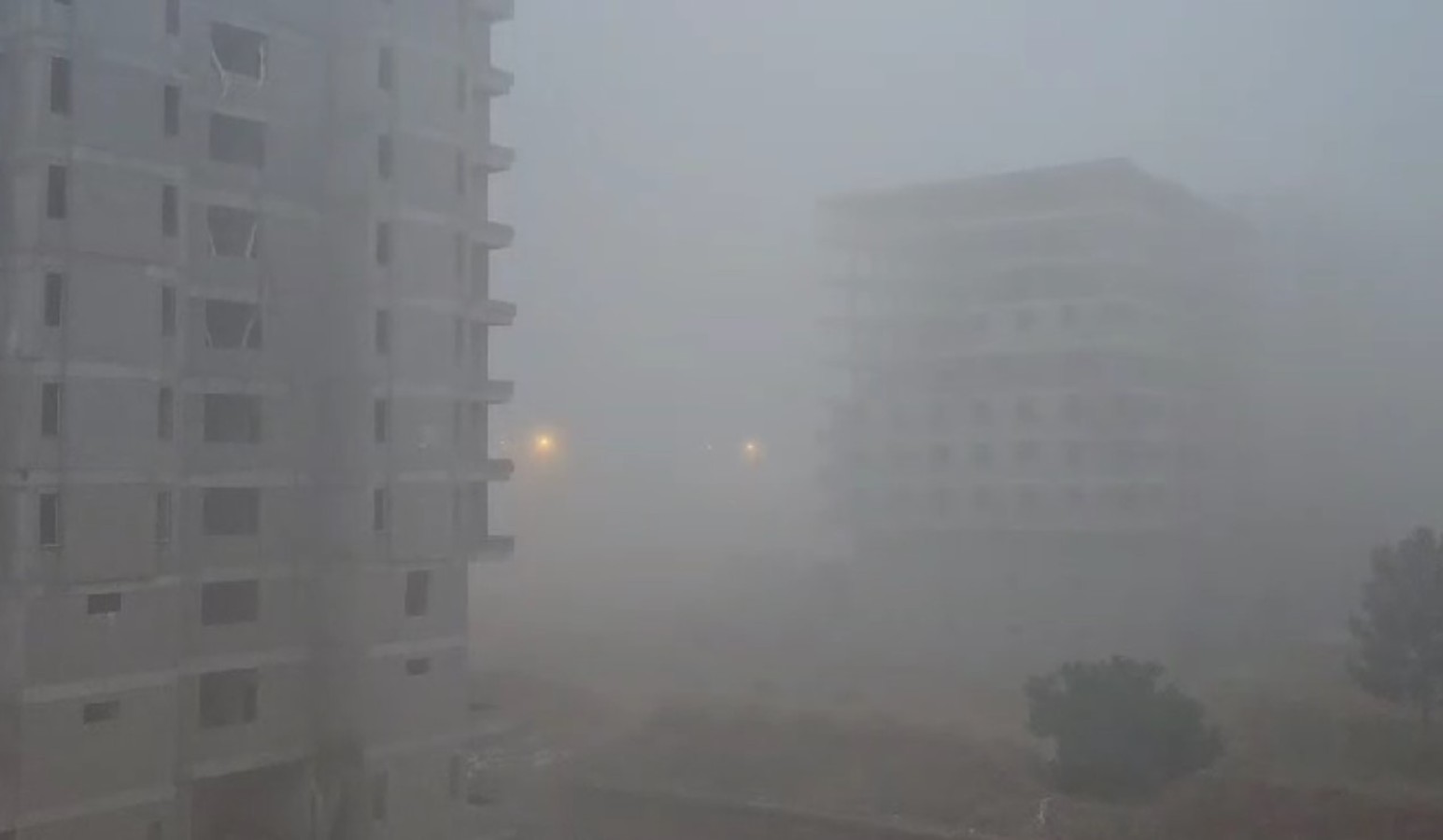 Urfa’da sabah saatlerinde sis etkili oldu!;
