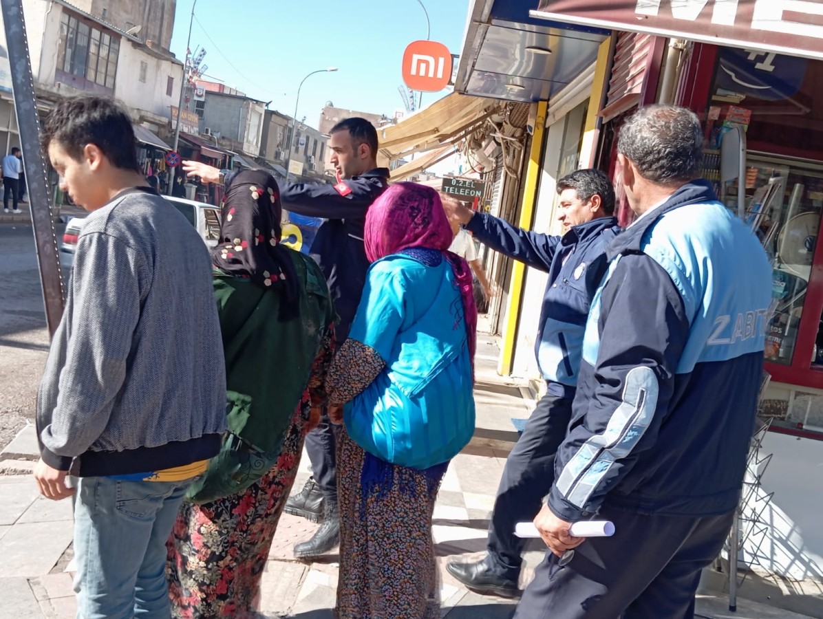 Viranşehir'de zabıtadan dilenci operasyonu;