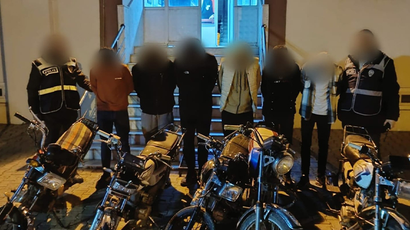 Şanlıurfa'da 5 motosiklet hırsızlığı çözüldü;