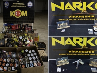 Viranşehir’de emniyetten narkotik operasyonu;