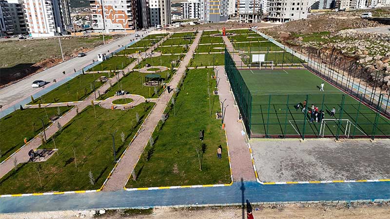 Karaköprü'ye 11 bin metrekarelik yeni park kazandırıldı;
