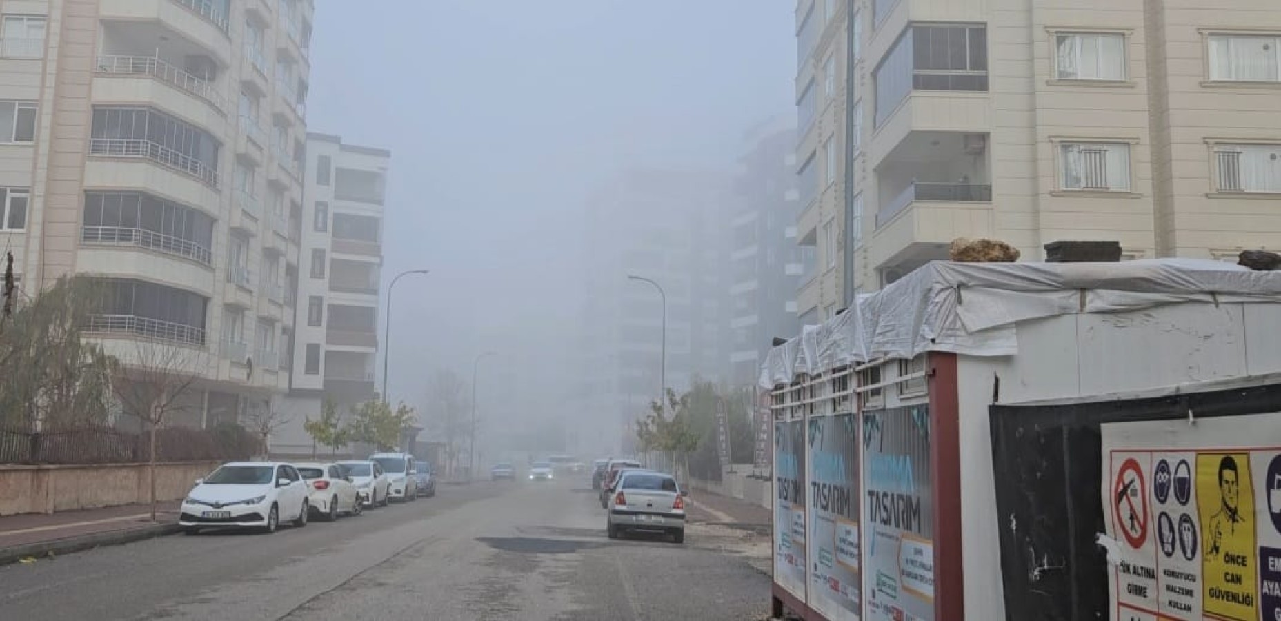 Şanlıurfa’da sabah saatlerinde yoğun sis!;