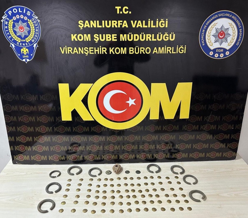 Viranşehir'de tarihi eser kaçakçılığı operasyonu: 93 sikke ele geçirildi;