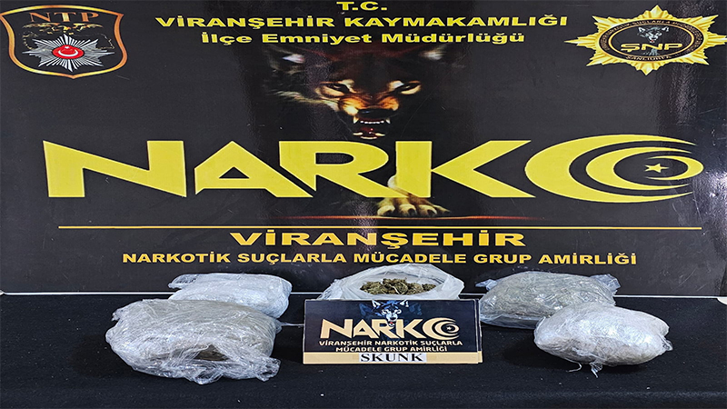 Viranşehir’de narkotik operasyonu!;