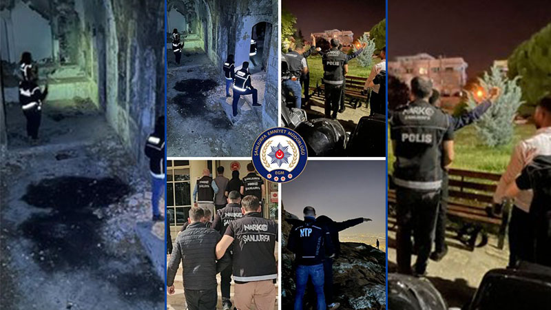 Şanlıurfa’da uyuşturucu operasyonu: 42 tutuklama;