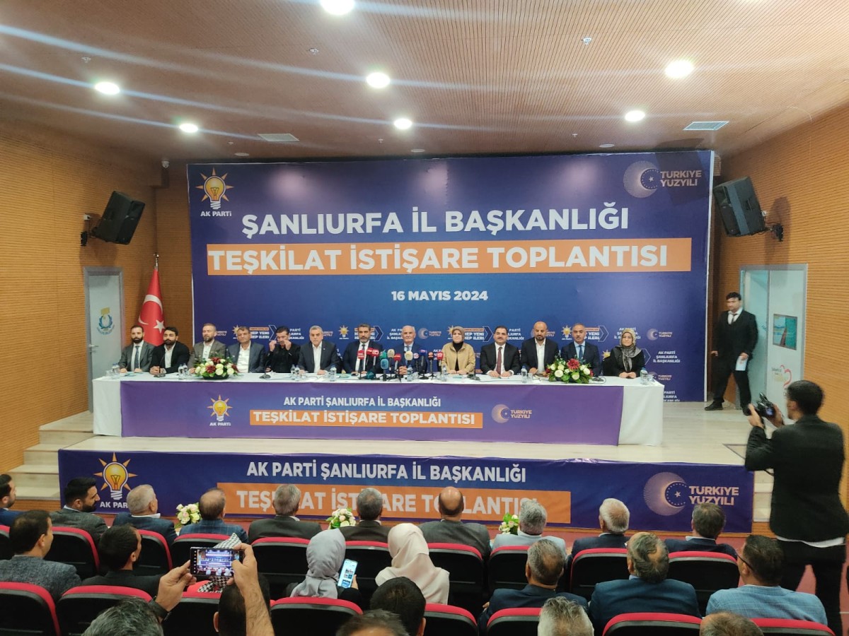 AK Parti Genel Başkan Yardımcısı Yılmaz Şanlıurfa’da konuştu!;