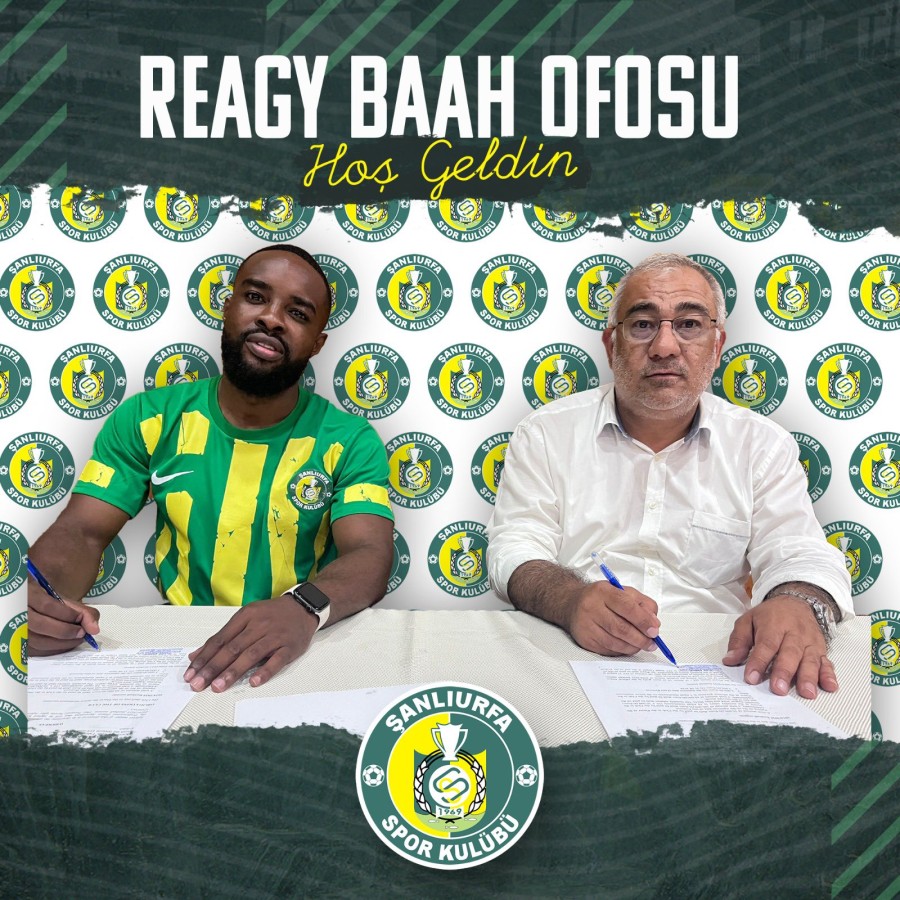 Şanlıurfaspor, FC Botoşani'den Reagy Baah Ofosu'yu kadrosuna kattı;