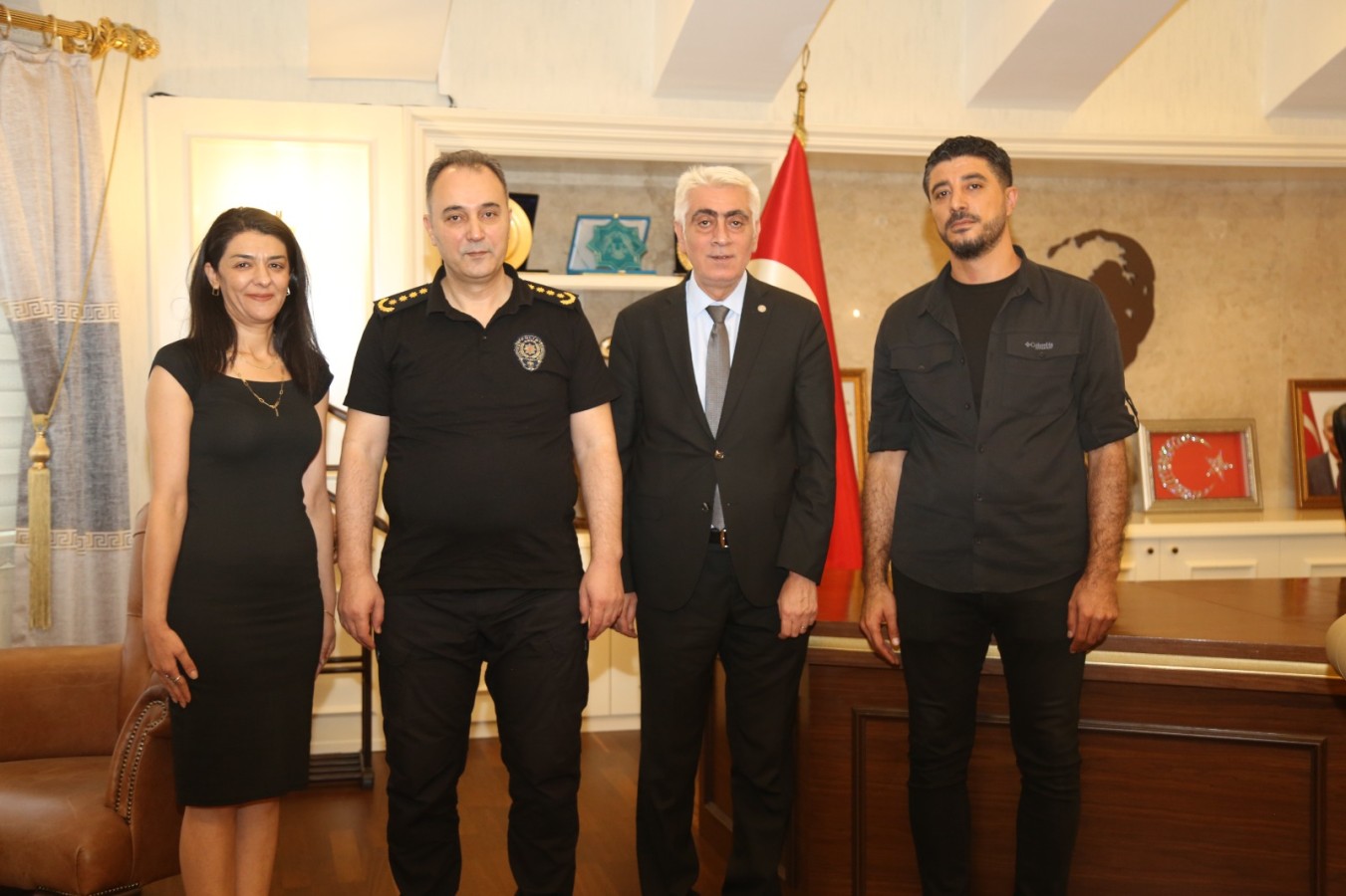 Müdür Bildirici, 15 Temmuz gazilerini ağırladı;