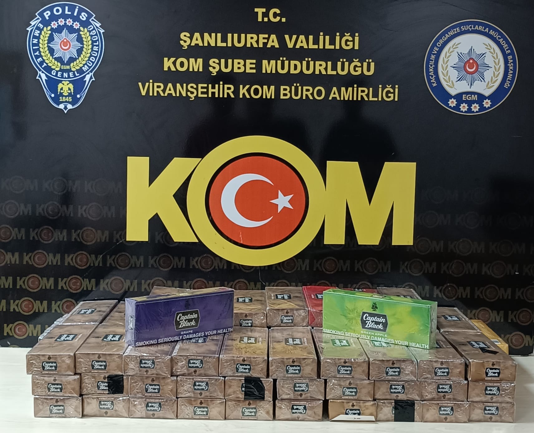 Viranşehir'de kaçakçılık operasyonu: 900 paket sigara ele geçirildi;