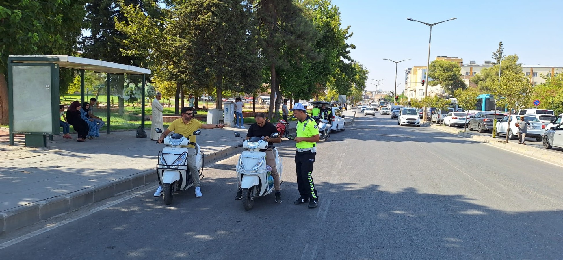 Şanlıurfa’da Trafik ekiplerinden motosiklet sürücülerine af yok;