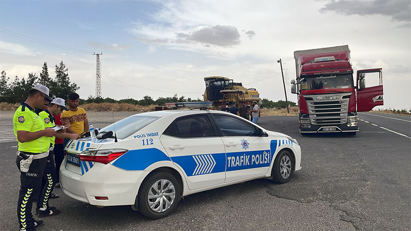 Şanlıurfa’da 51 araç trafikten men edildi;