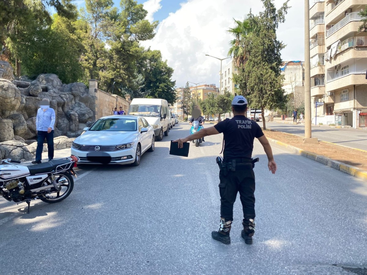 Şanlıurfa'da motosiklet denetimleri sıkılaştırıldı;