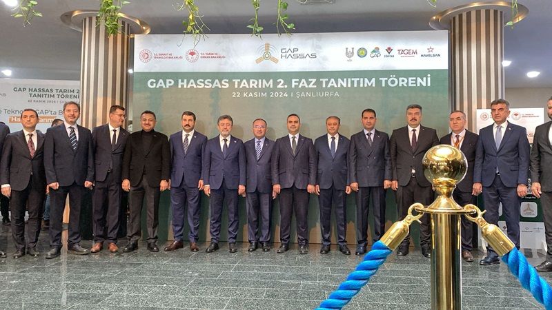 Şanlıurfa'da GAP Hassas Tarım 2. Faz Tanıtım Töreni! Bakan Yumaklı ve Kacır’da katıldı