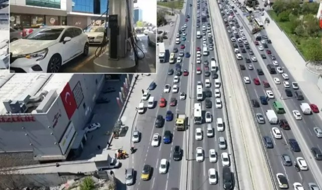 6.2 'LİK DEPREMİN ARDINDAN TRAFİK KAOSU!
