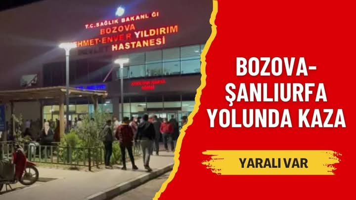 BOZOVA BARAJ YOLUNDA TRAFİK KAZASI;