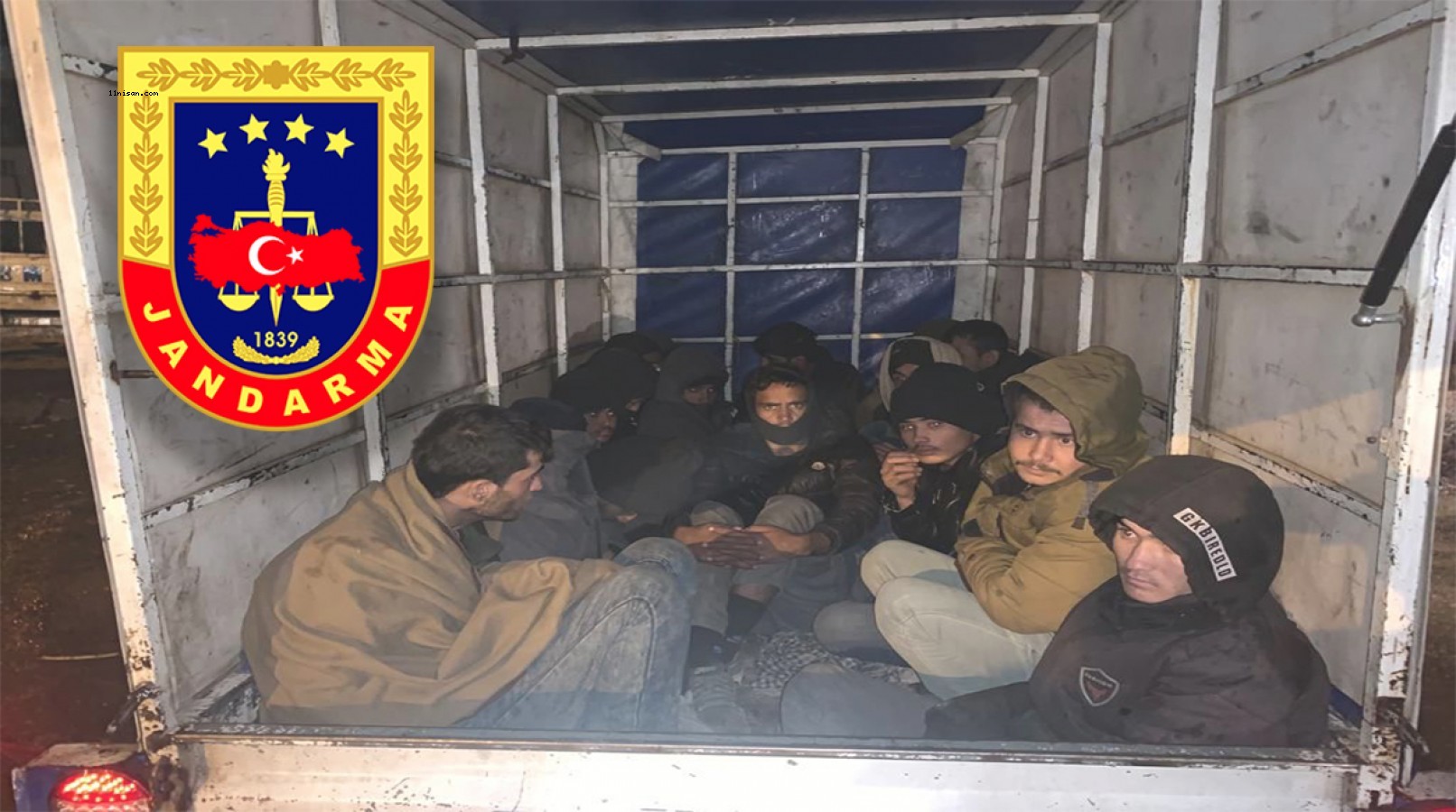 Siverek’te 45 kaçak göçmen yakalandı;