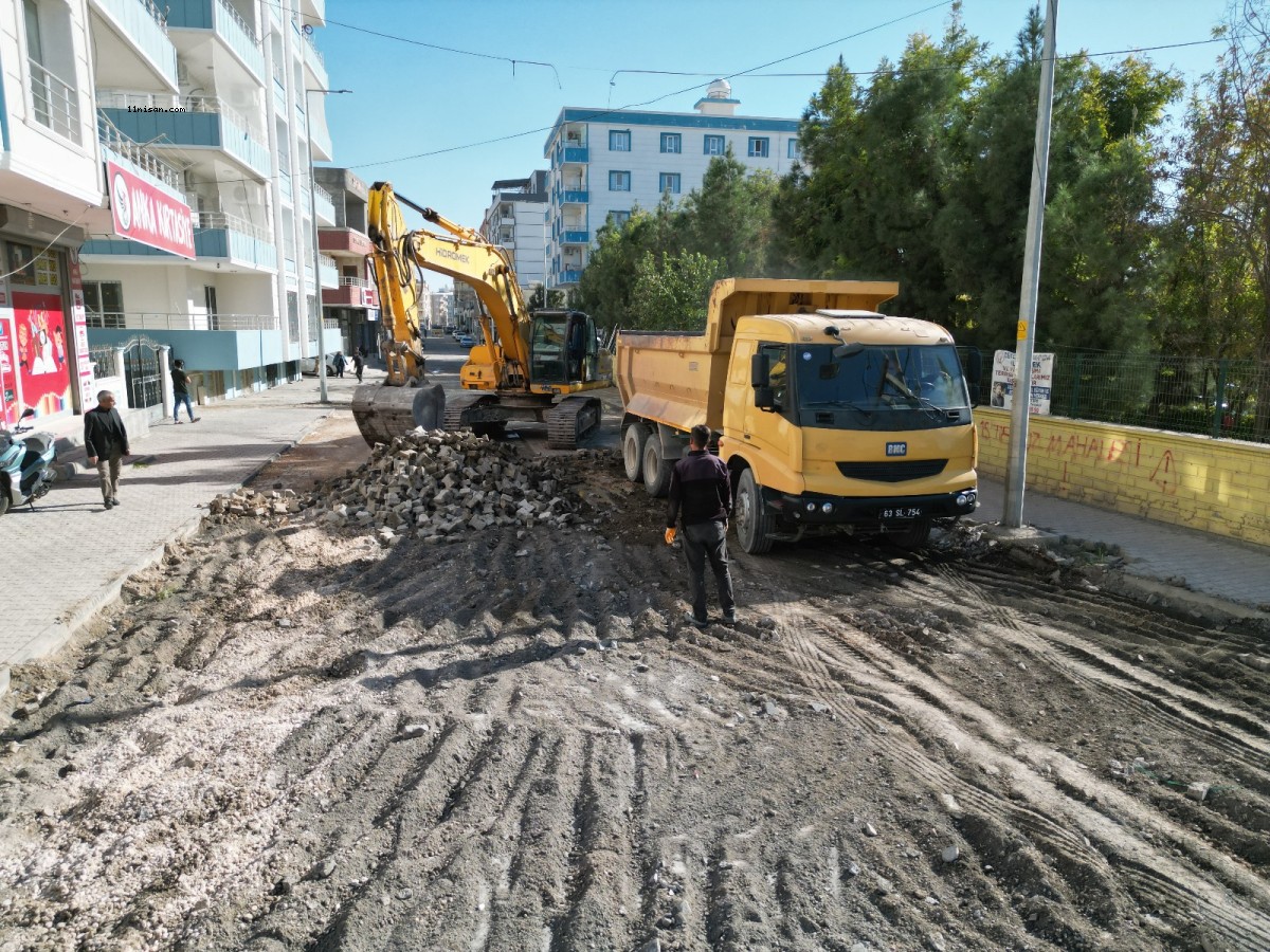 ŞANLIURFA BÜYÜKŞEHİR BELEDİYESİ, CEYLANPINAR'DA ÜST YAPI ÇALIŞMALARINA BAŞLADI;