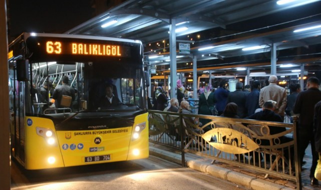 Şanlıurfa'da toplu taşıma Cumhuriyet bayramı için ücretsiz olacak