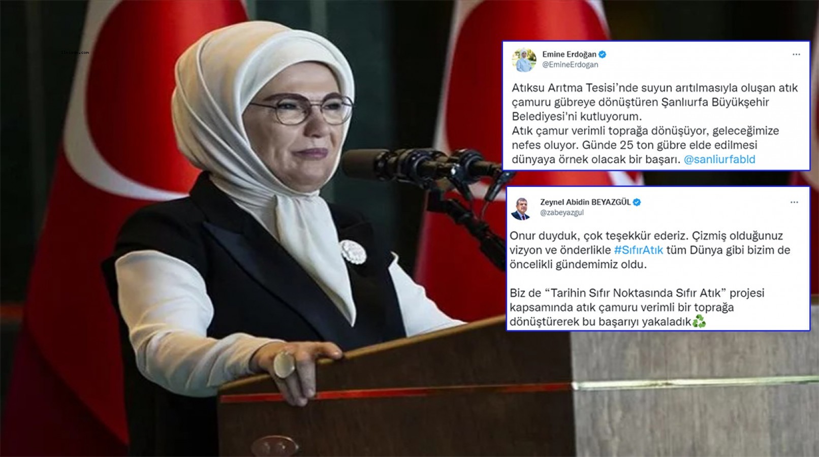 Emine Erdoğan'dan Şanlıurfa Büyükşehir Belediyesi'ne kutlama mesajı