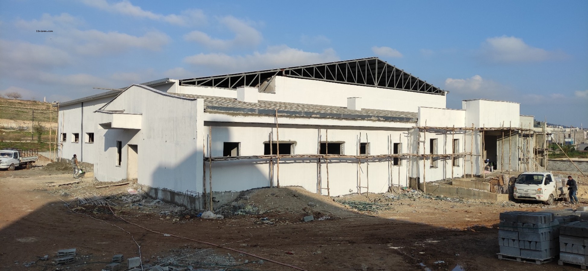 Eyyübiye'deki yeni spor kompleksinin inşaatı sürüyor